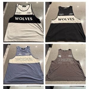 Darc Sport Wolves Tank Tops - Black, White, Blue, Brown, Etc, All Numbered